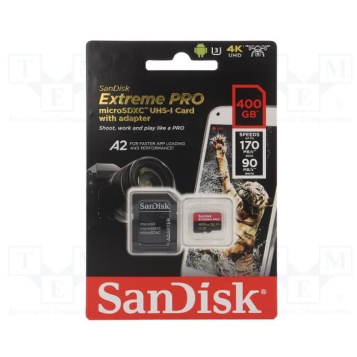 Memory Card Micro sd 400Gb CL10 170Mbps Extreme Pro V2 Original Garansi LIFE TIME