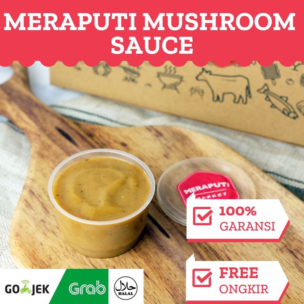

Meraputi Mushroom Sauce, 100 ml / Saus Mushroom Steak