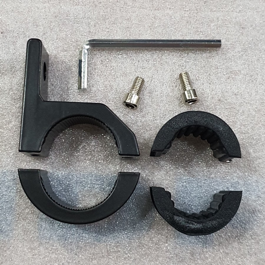 BRAKET LAMPU TEMBAK LED STANG MOTOR DUDUKAN CRASHBAR ALUMINIUM