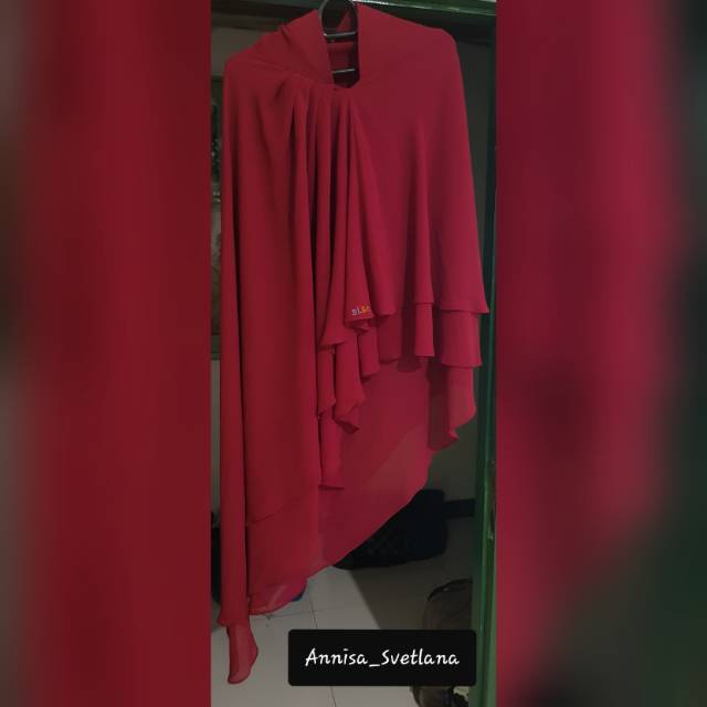 Soldddd Khimar Daifa maroon sisesa