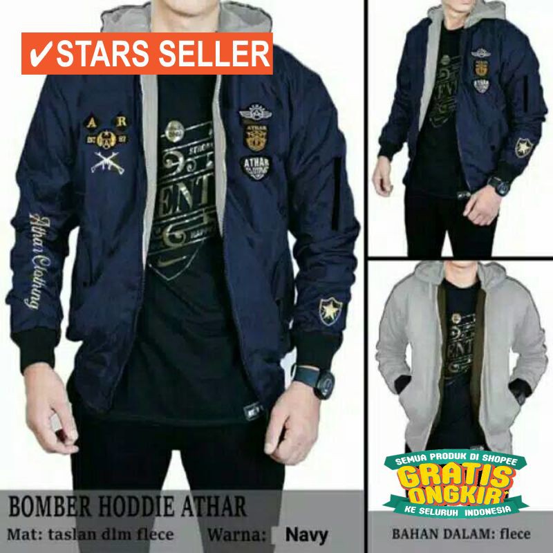 JAKET TERLARIS PRIA REMAJA TEBAL BOLAK BALIK / Bomber Hoodie Bolak Balik / Jaket Bomber / Jaket