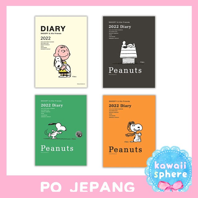

[RESTOCK] Snoopy Monthly Planner 2022 Size A5 /A6|Hallmark Monthly Planner Diary - A6, Hitam
