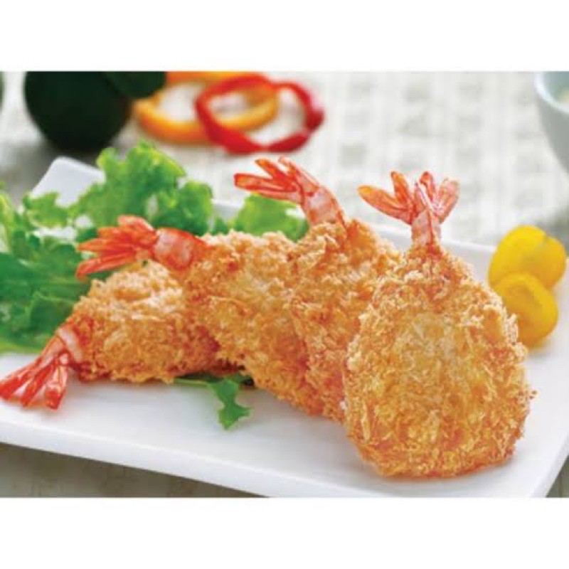 

breaded shrimp ebi butterfly katsu udang goreng renyah frozen isi 12pcs