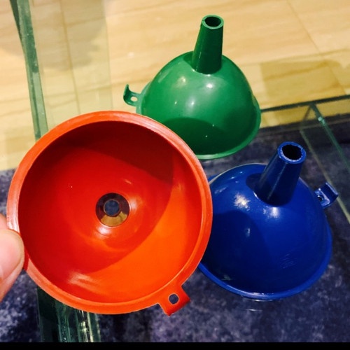Corong plastik kecil 8Cm Corong Saringan mini serbaguna minyak oli air