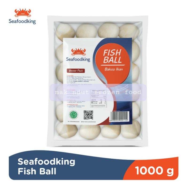 

seafoodking fish ball 1000gr / seafoodking baso ikan