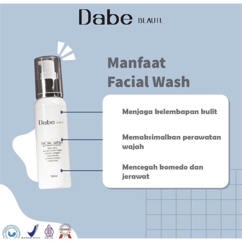 【Official Seller】DABE BEAUTE Paket Wajah Luxury Glowing Acne | Serum Acne Chrystal Diamond | Skincare Semua Jenis Kulit