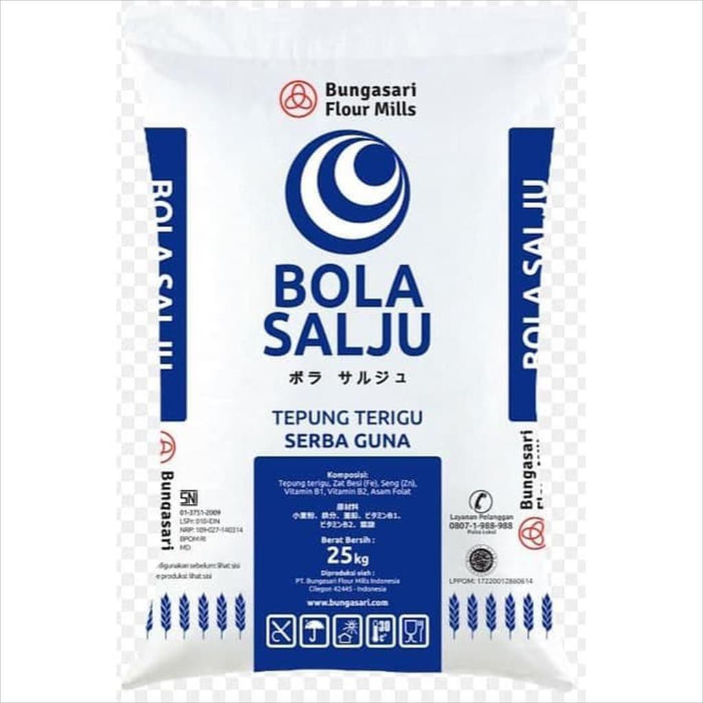 

BOLA SALJU Tepung Terigu Serba Guna 25 Kg
