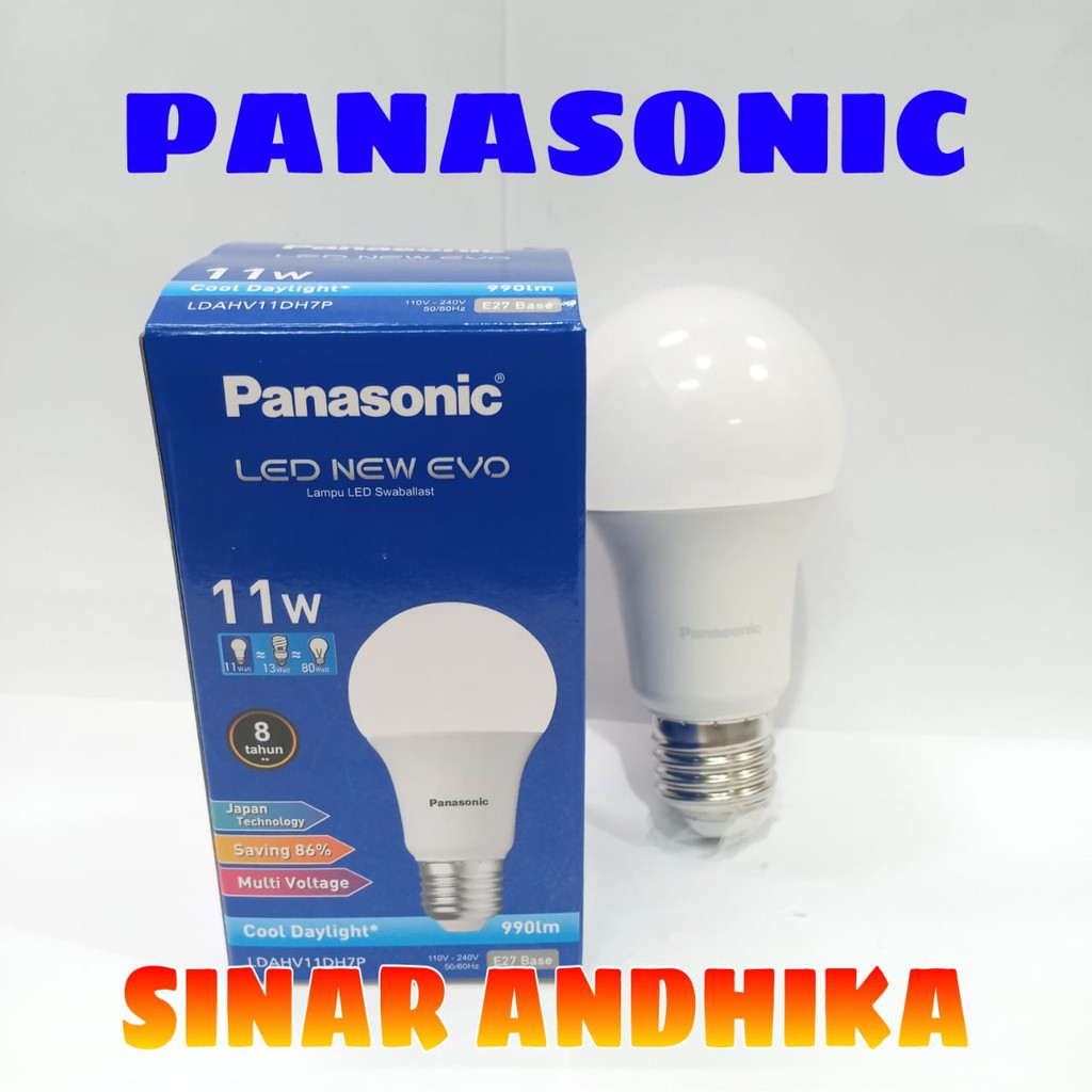 LAMPU LED BULB PANASONIC 11 WATT