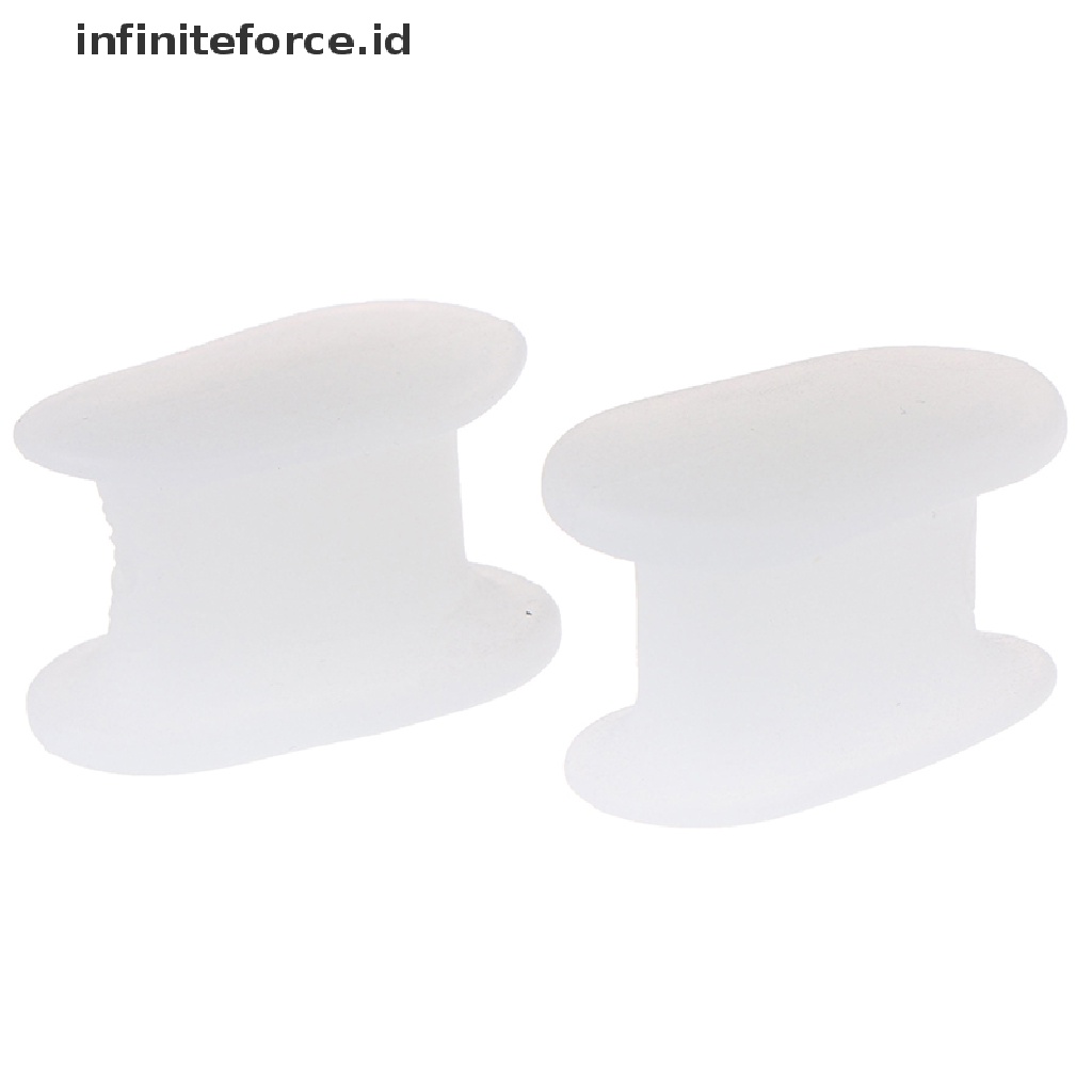 (infiniteforce.id) 2pcs Pemisah Jari Kaki Bahan SEBS Untuk Meredakan Nyeri