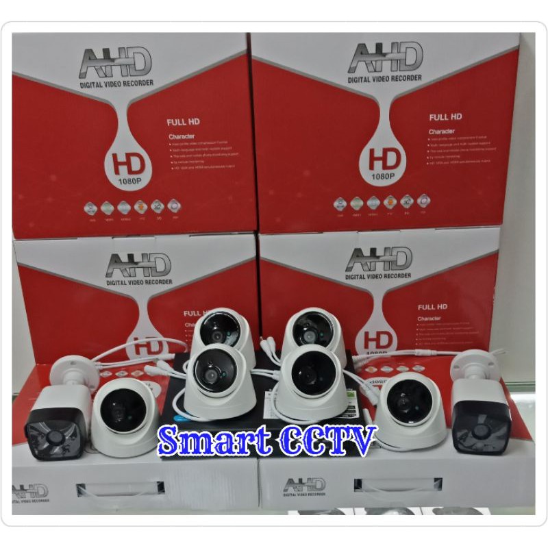 PAKET CCTV 8CHANEL AHD 4MP komplit tinggal pasang