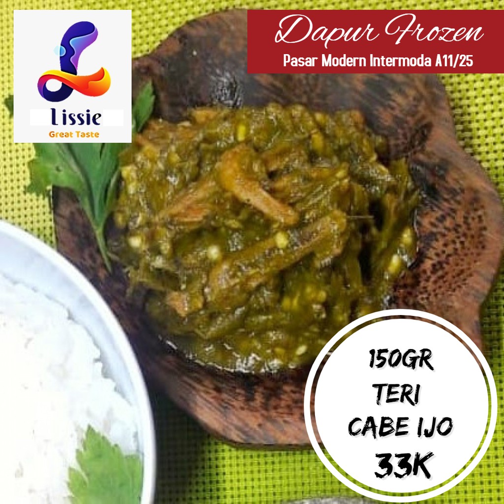 

Teri Cabe Ijo 150gr Frozen