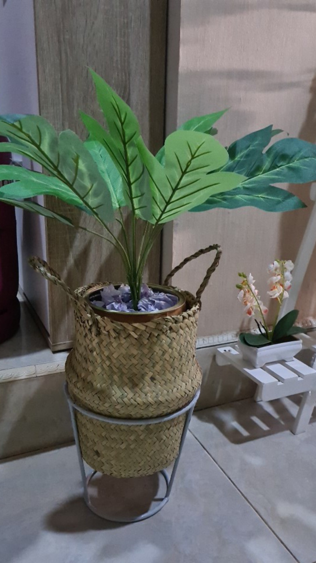 Stending Pot  Besi X3 Home Dekoraso Shabby