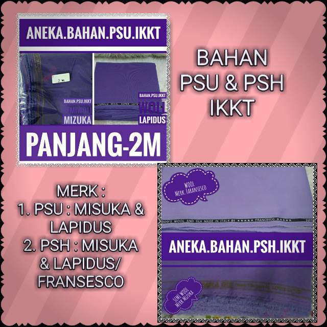 (READY..) BAHAN PSU & PSH IKKT