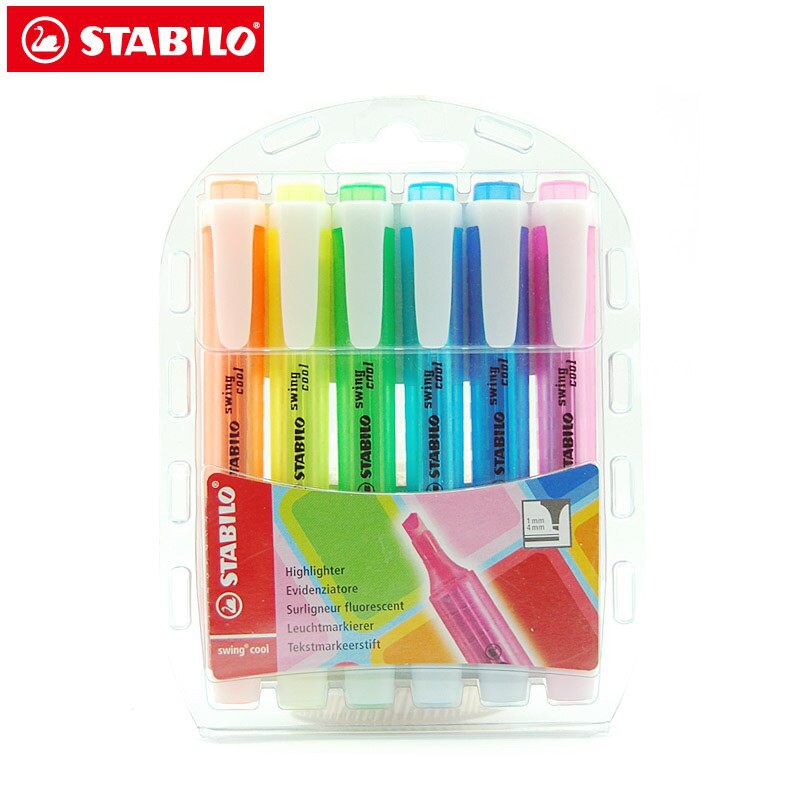 

STABILO SWING COOL ORIGINAL SET 6 / HIGHLIGHTER ORIGINAL SET 6