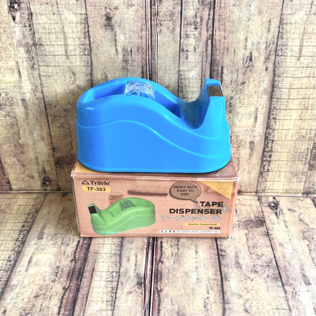 Tape Dispenser Trifelo TF 303 - Alat Potong Solatip - Dispenser Isolasi Kecil - Pemotong Selotip