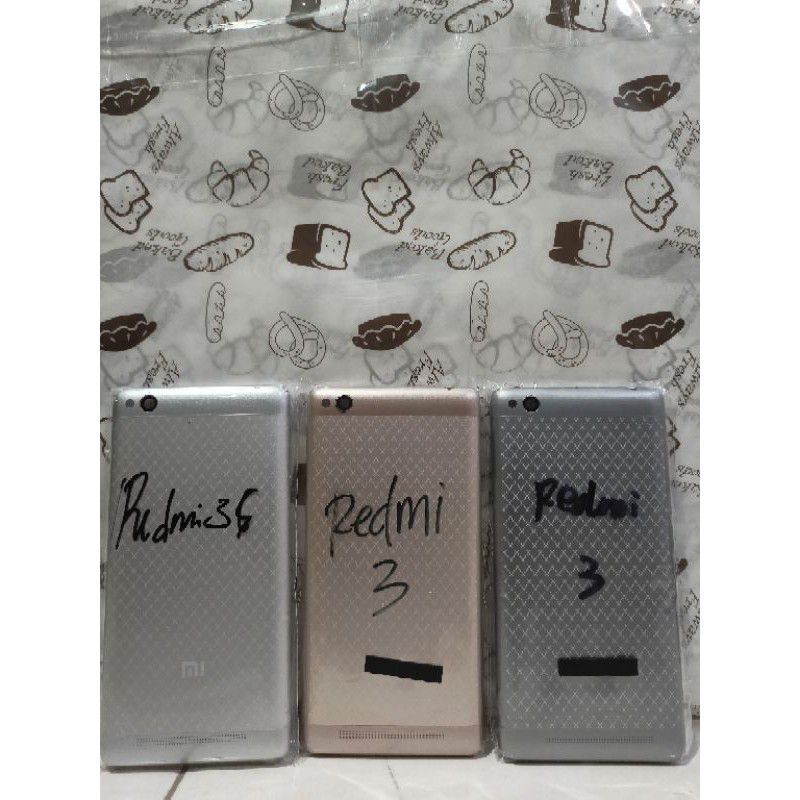 Kesing Casing Housing Fullset Bazzel Frame Tulang Lcd Backdoor Xiaomi Redmi 3 Original