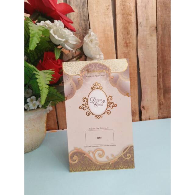 100 set undangan Nikah Erba 88133