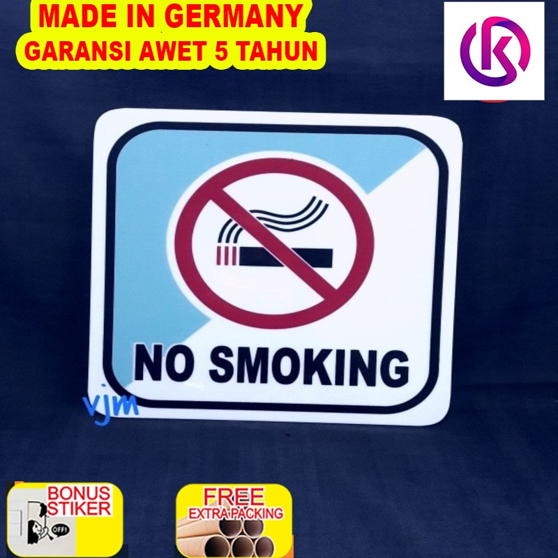 

Terlaris Plat Acrylic No Smoking (20x20cm)