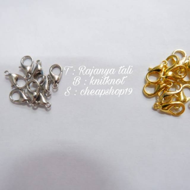 Kait Udang Pengait Gelang Kalung Capit Udang 1gross Shopee Indonesia