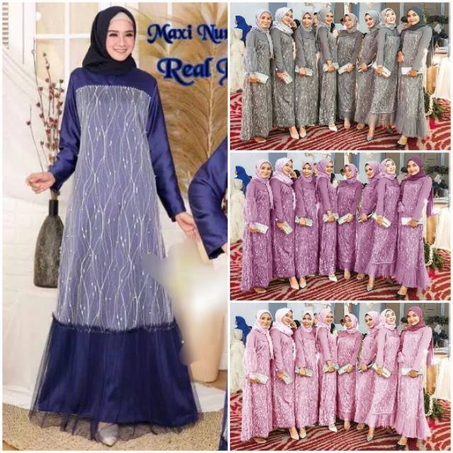 EL GROS 2 - ORI Maxi Nurjanah velvet kombi brukat tile  