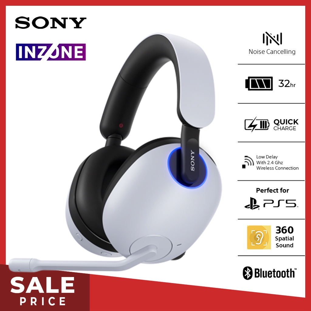 SONY INZONE H9 Wireless Noise Cancelling Gaming Headset