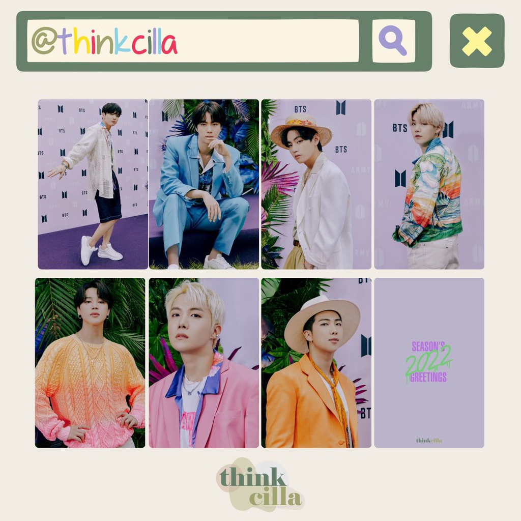 Photocard BTS Season's Greeting 2022 | Bisa Custom