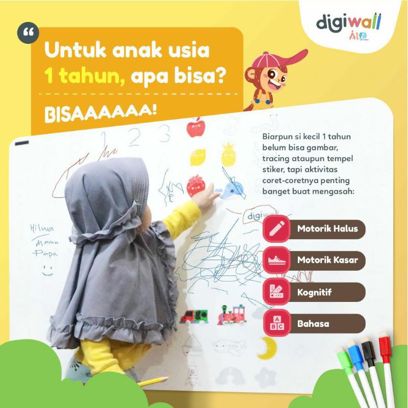 

*DIGIWALL : DINDING AJIAB**Corat-Coret Dinding Kreatif, Main Gadget Paling Edukatif*