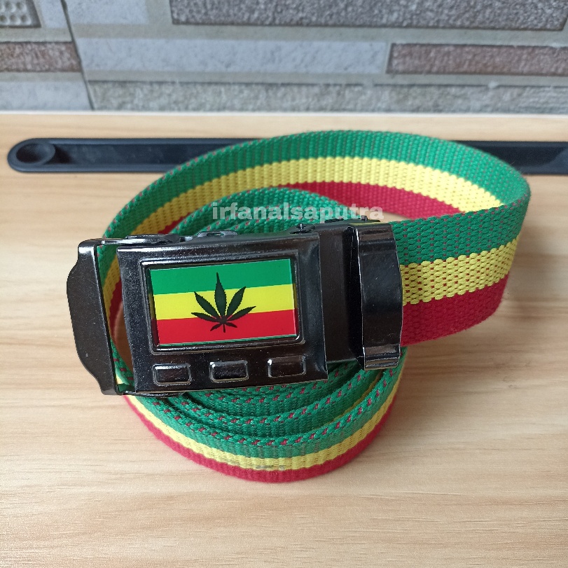 Ikat Pinggang Pria RASTA Sabuk Gesper Jepit Reage Men Belt S049