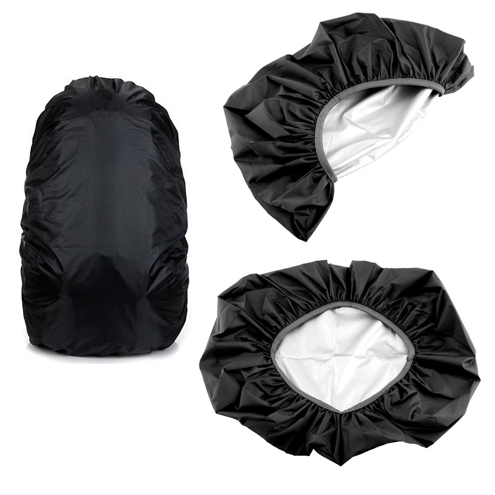 Bag Cover Rain Coat Outdoor Sarung Pelindung Tas Back Cover Jumbo - Hitam