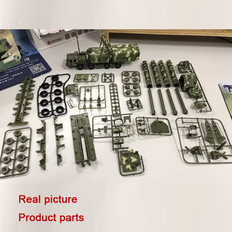 Mainan Rakitan Model Mobil Misil Air Defense Radar Rusia S-300 4D 1 / 72 Untuk Edukasi Anak Laki-Laki