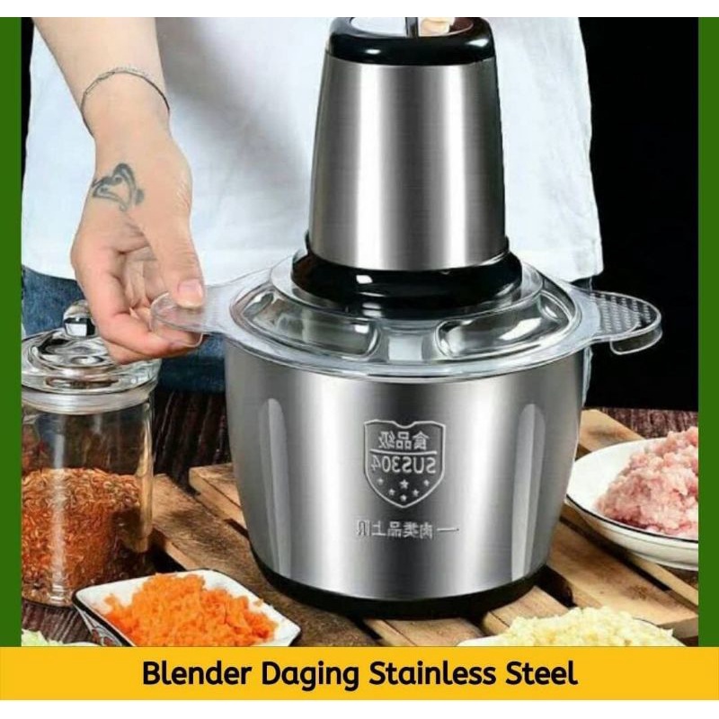 BLENDER DAGING STAINLESS STEEL