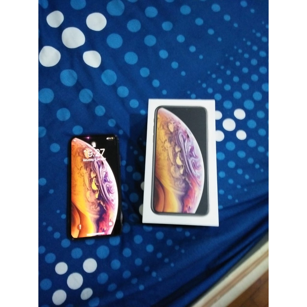 Jual IPhone XS Gold 64GB. Secon   d Kondisi Mulus. Resmi Erafone. Lengkap
