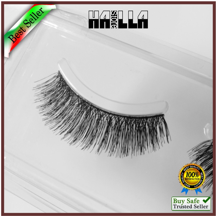 Bulu mata Palsu 033 Fake Eyelash Natural Lembut Premium Bagus Murah Kualitas Export