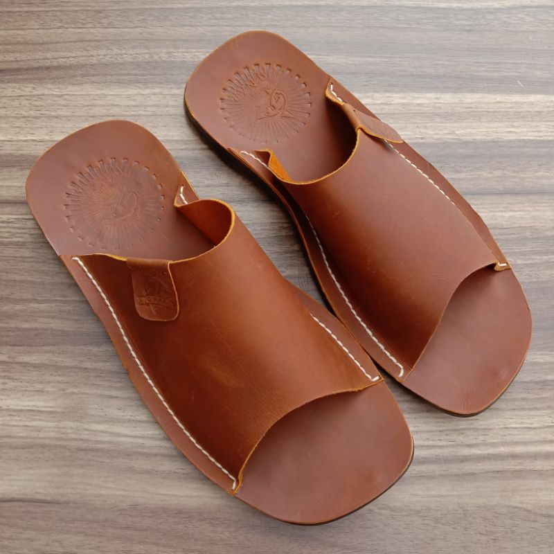 Sandal kokop pria kulit asli//Sandal pria kulit asli