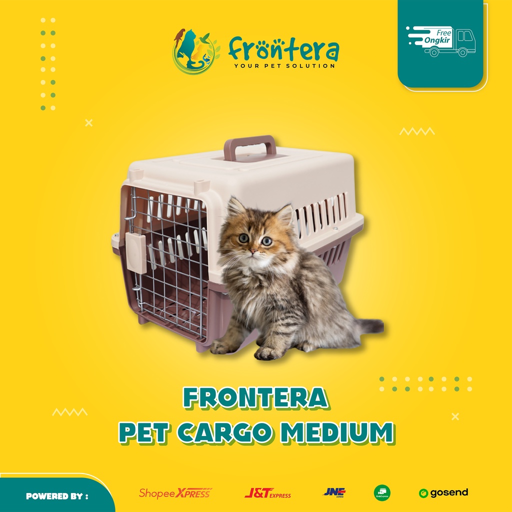PET CARGO KANDANG KARGO KUCING ANJING SIZE MEDIUM DAN JUMBO PET CARRIER KUALITAS IMPORT FRONTERA