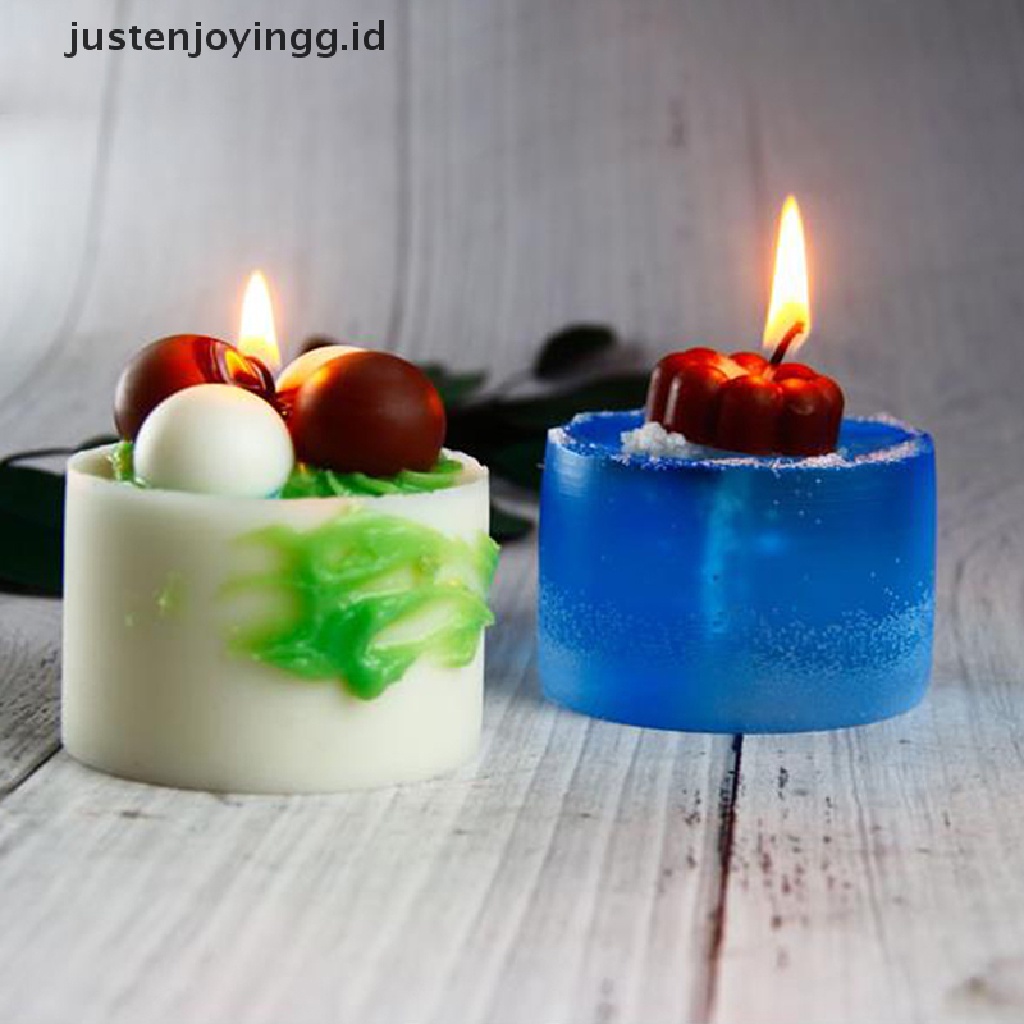 Cetakan Lilin Handmade Bentuk Silinder Bahan Silikon