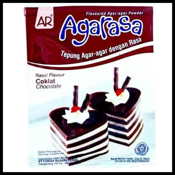 NUTRIJELL AGARASA 22gr COKLAT/BOX