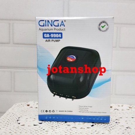 GINGA GA 9904 GA9904 Air Pump Mesin Aerator Pompa Udara  4 Lubang Outlet