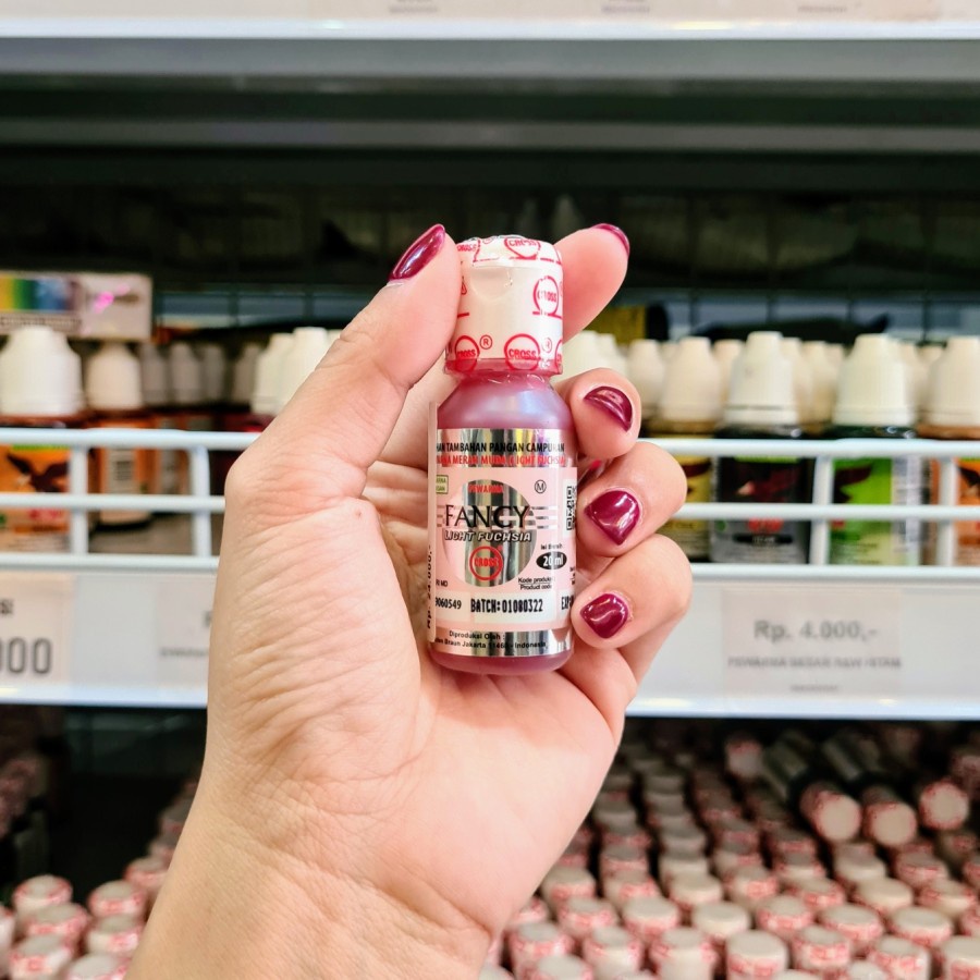 

FANCY CROSS PEWARNA MAKANAN MERAH MUDA LIGHT FUCHSIA 20ML