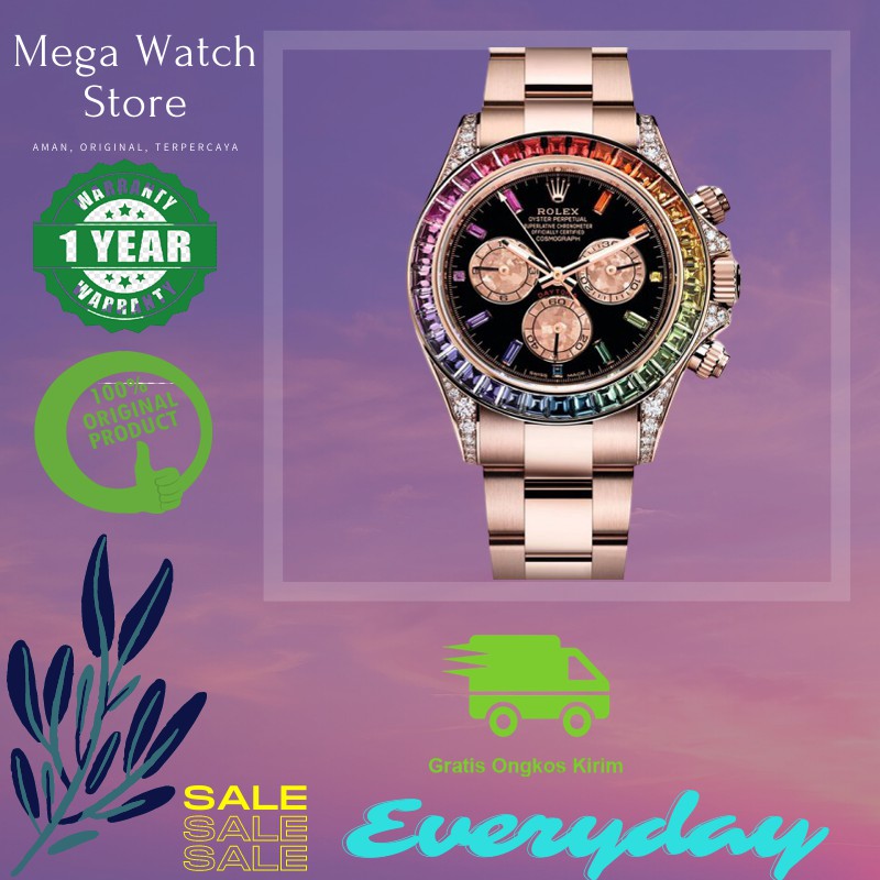 Jam Tangan Wanita Murah Original Bm Water Resistant All Stainless steel Merk Rolex 0001