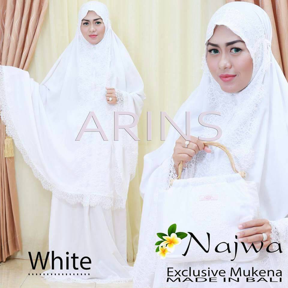 MUKENA NAJWA ORIGINAL / MUKENA RENDA TEBRARU / MUKENA KATUN JUMBO TERMURAH ADEM / GROSIR MUKENA