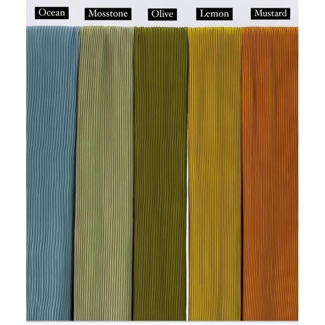 Pashmina Plisket syari Premium 120 cm x 180 cm | PLEATS SHAWL JUMBO NALEA