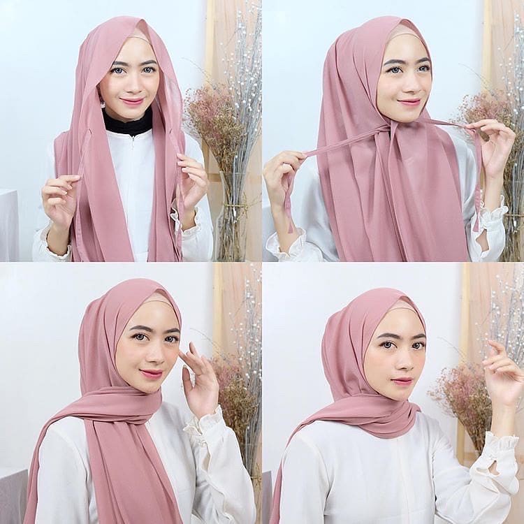 PASHMINA Hijab Diamond Tali (JAHIT TEPI) / Kerudung Pashmina Sabyan Diamond Italiano PART 1-5