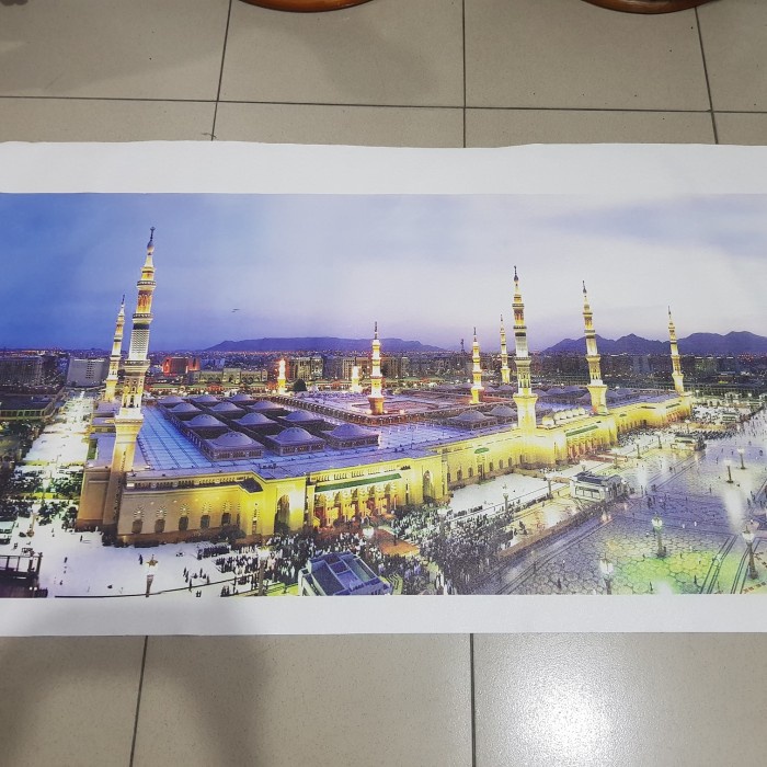 Print Canvas Reject Gambar Masjid Nabawi