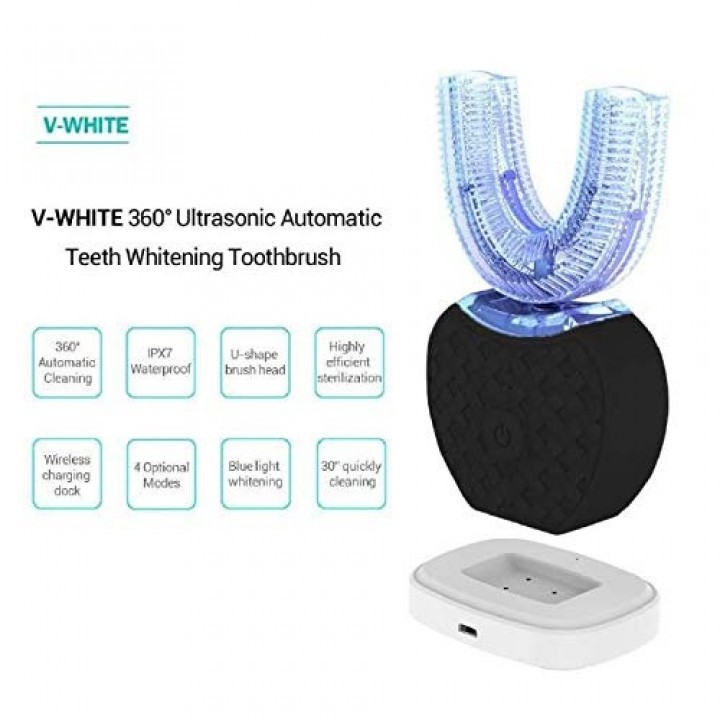 V-WHITE U-Shape Automatic Whitening Electric Toothbrush - SA-VW-520