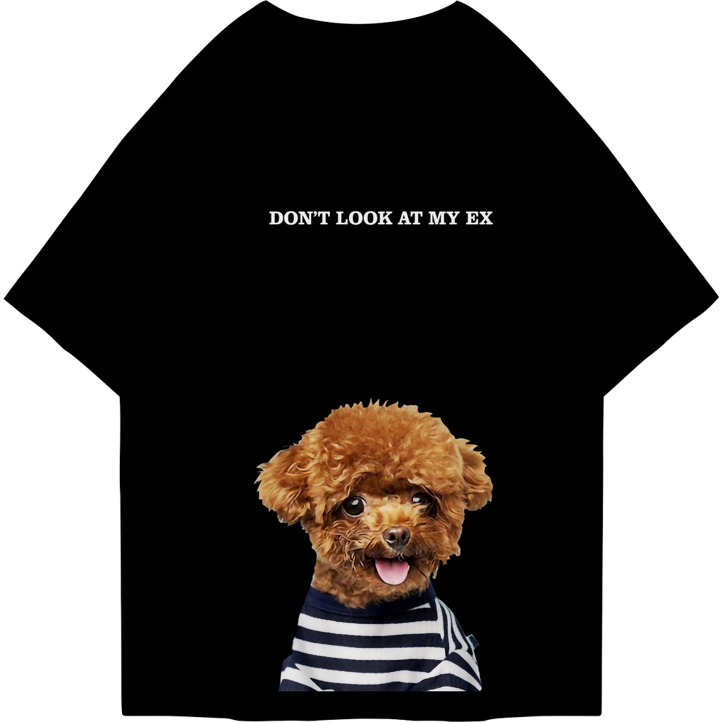 FIRSTLAST Oversized Tshirt Little Puppy | Kaos Oversize Pria dan Wanita