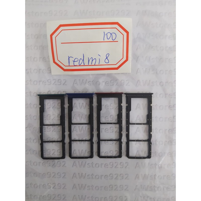 Slot Tempat Dudukan Kartu Simcard Sim card Lock Simtray Sim Tray XIAOMI REDMI 8 / Redmi 8A