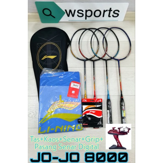 Raket Badminton LiNing JoJo 8000 Original