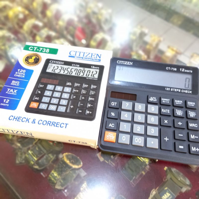 

(Toko Ricoh) Kalkulator Citizen CT-738