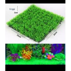 Rumput Sintetis Aquarium Rumput Hiasan Aquarium Rumput Dasar Aquarium